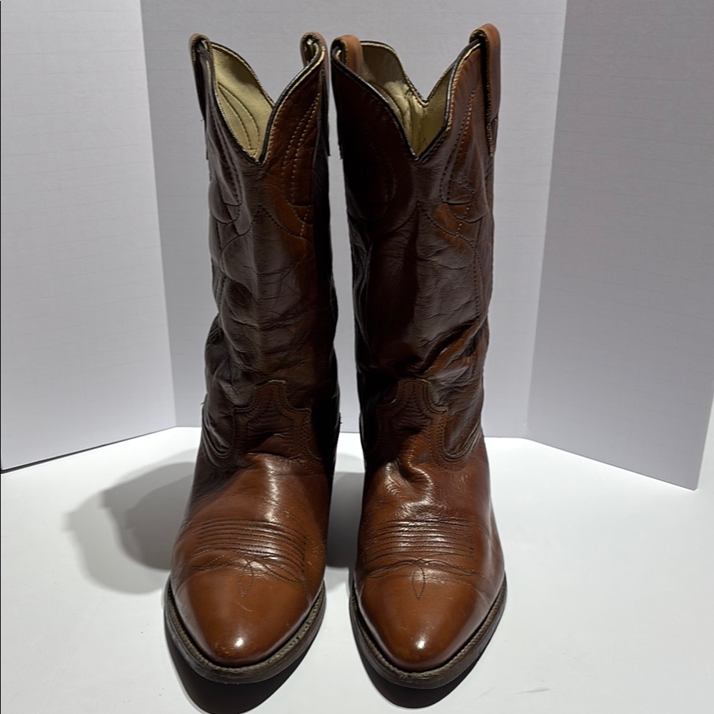 Dingo Reddish Brown Leather Men’s Boot